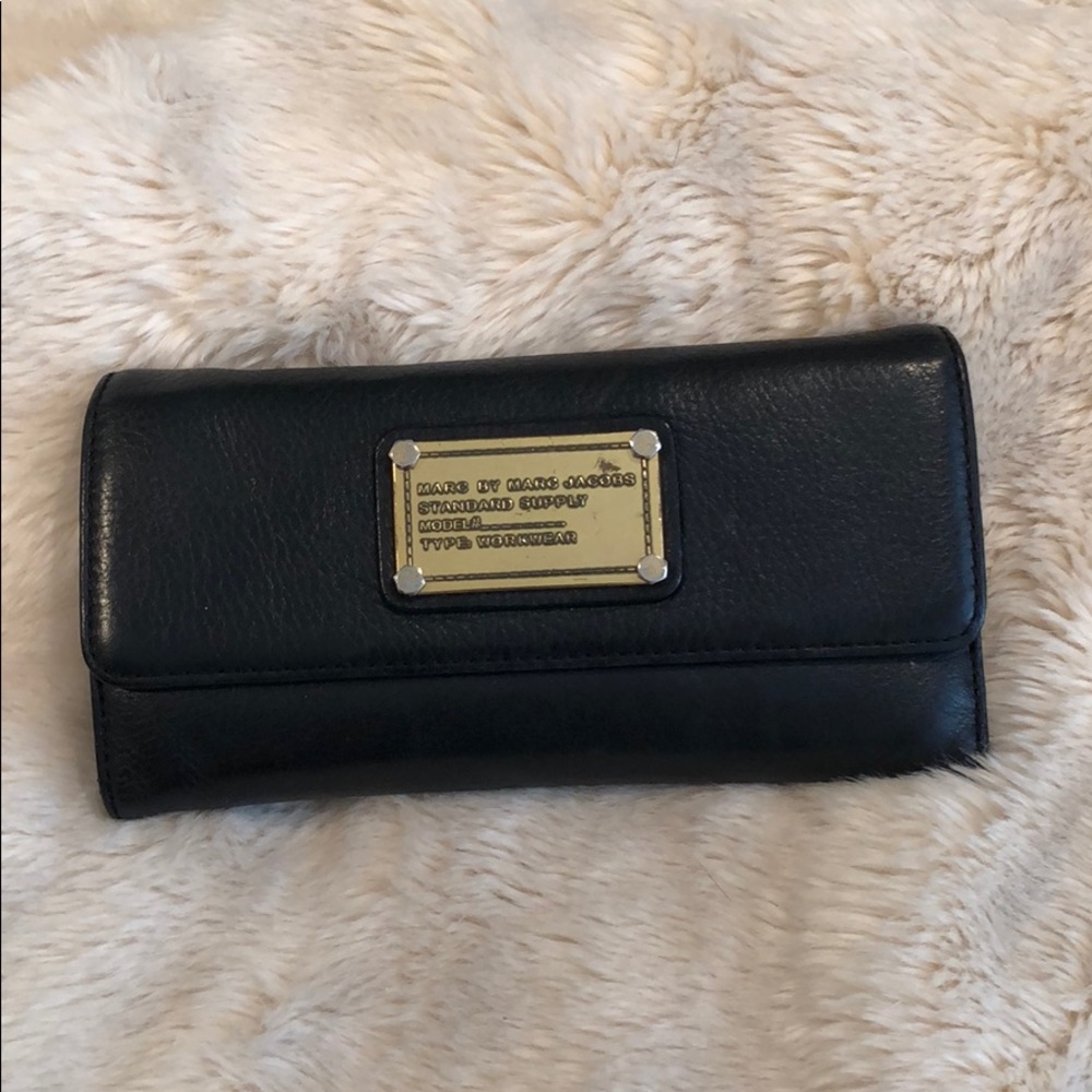 Marc by Marc Jacobs black leather wallet